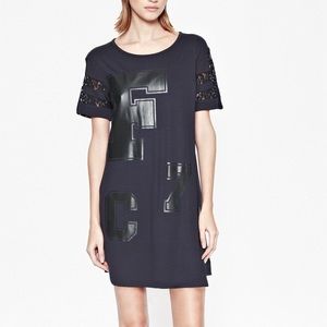 ❌[SOLD]❌ ONLY WORN ONCE - Navy FCUK F casual shirt dress